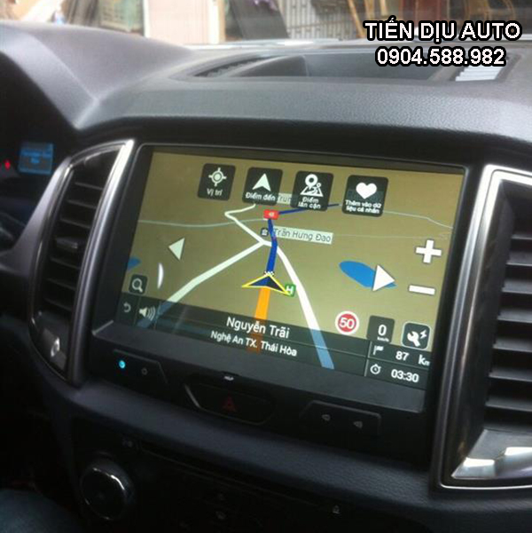 đầu dvd cho xe ford everest có GPS