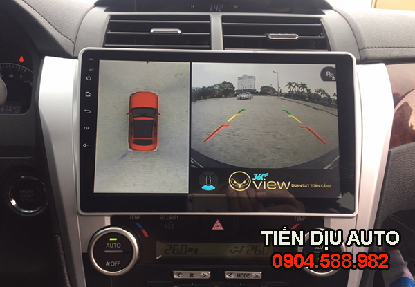 lắp camera 360 độ cho xe Toyota Camry
