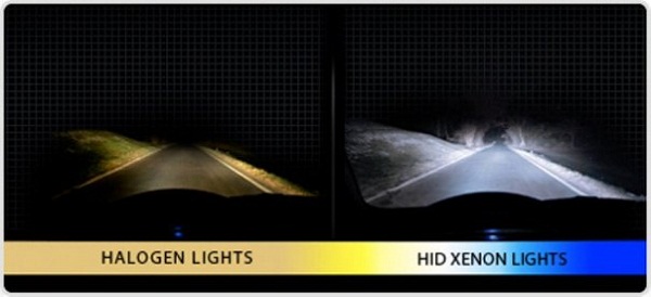 Hiệu quả tăng sáng của đèn Halogen kém hơn rất nhiều so với đèn xenon