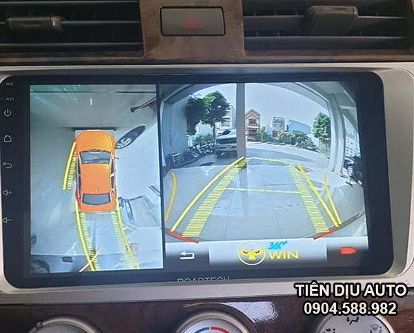 lắp camera 360 độ trên màn hình ô tô